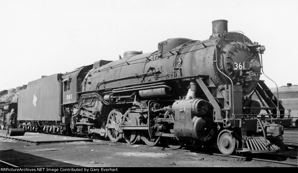 MILW 2-8-2 #361 - Milwaukee Road